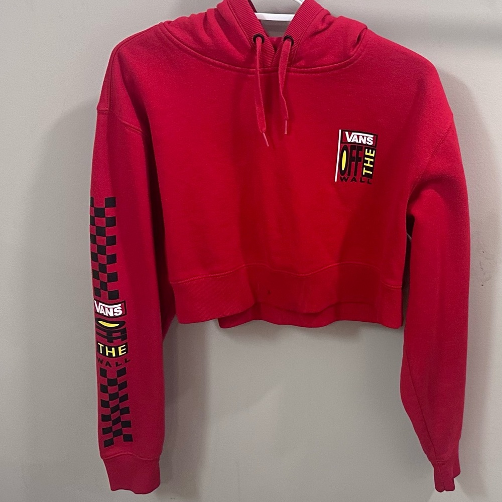 Women’s crop Vans hoody